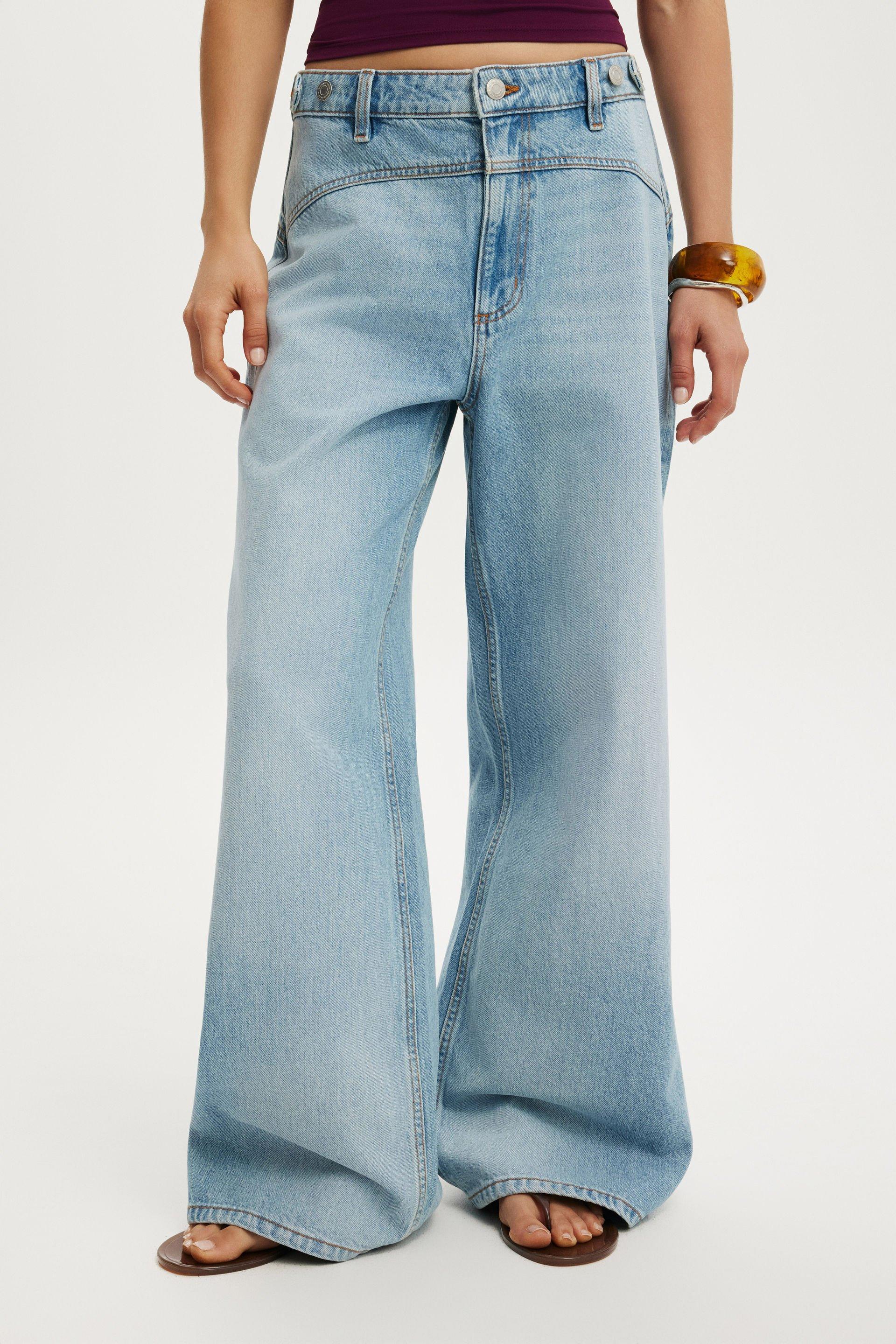 Low super baggy jean - cassette blue adjust