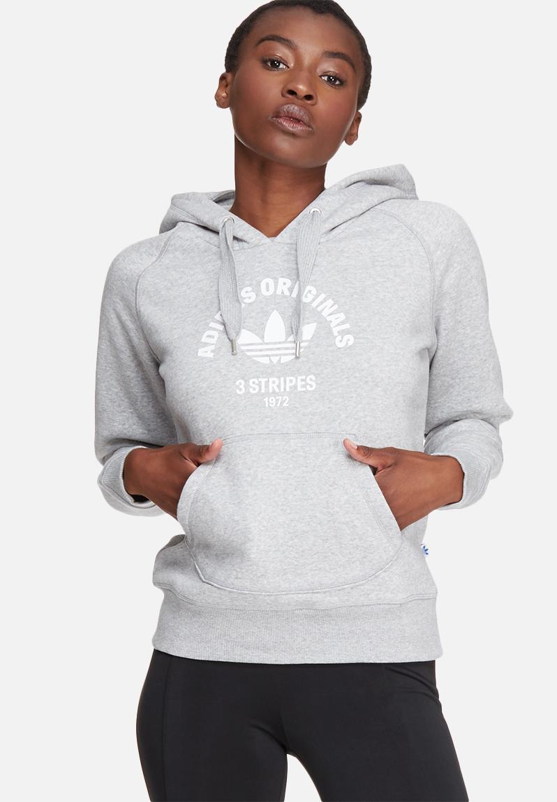 adidas original 3 stripe hoodie