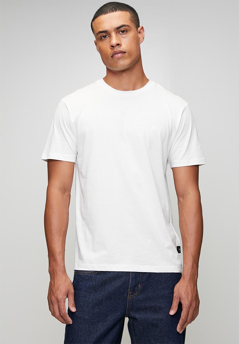 Tonal Logo Essential Tee - White