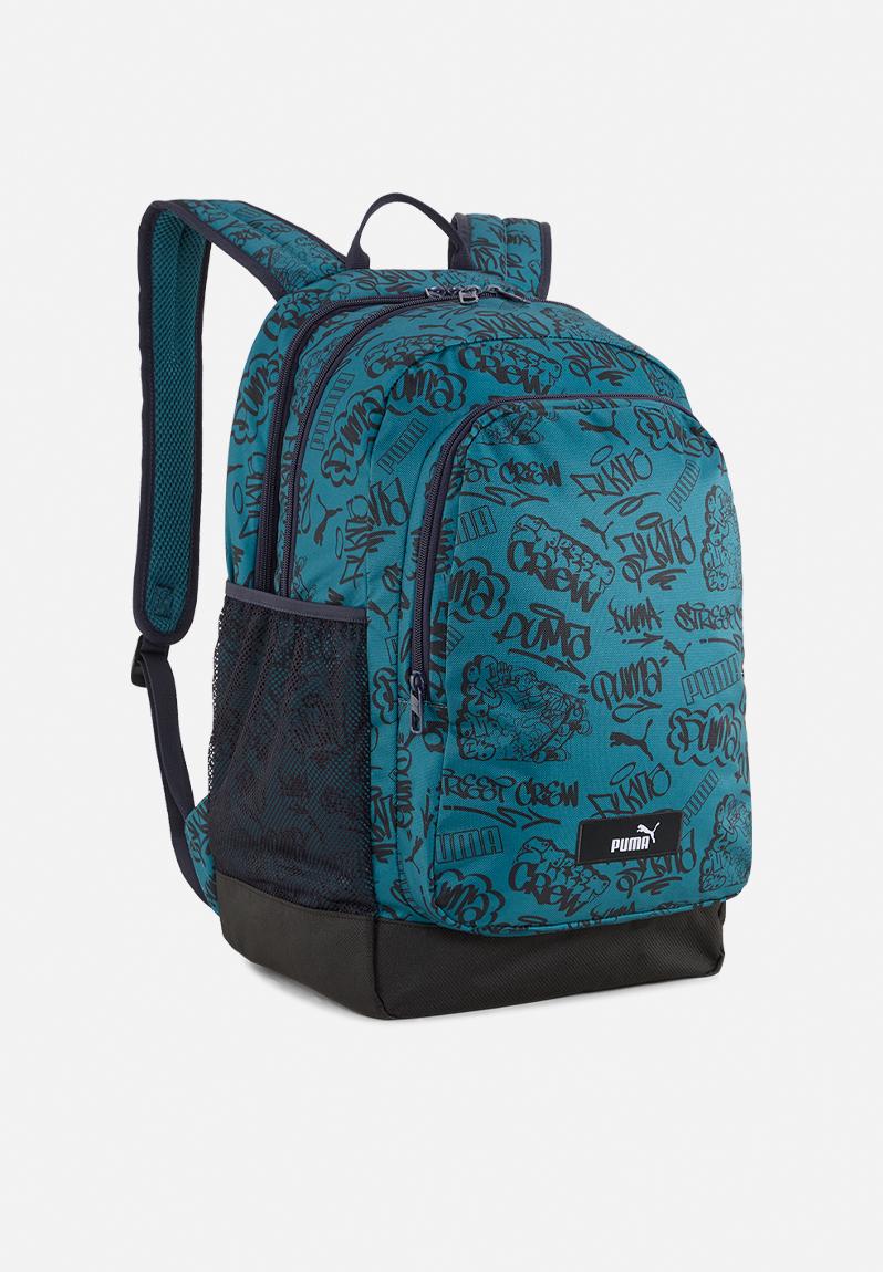 【9453 Puma Academy Aop Backpack - Emerald Ice-Mid 90'S Aop