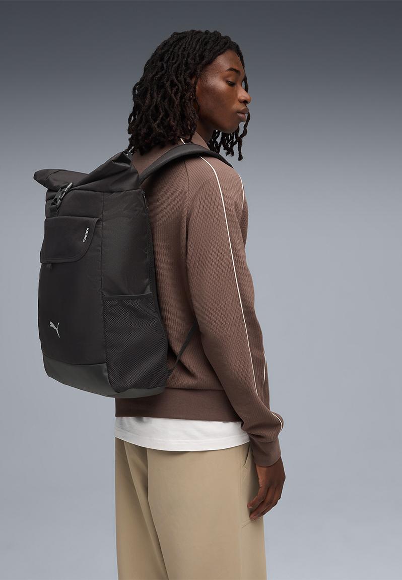 Pumatech Roll Top Backpack - Puma Black1