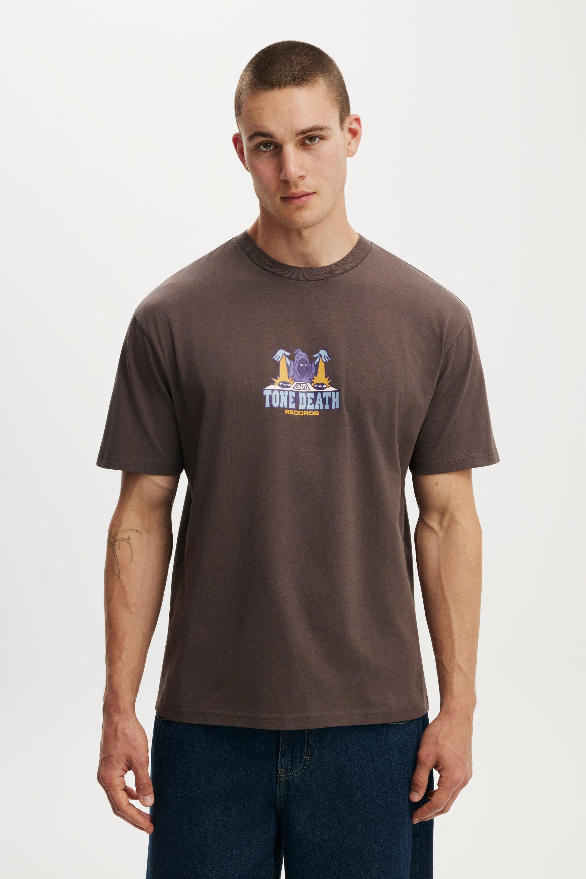 Everyday Fit Graphic T-Shirt - Washed Chocolate / Tone Death