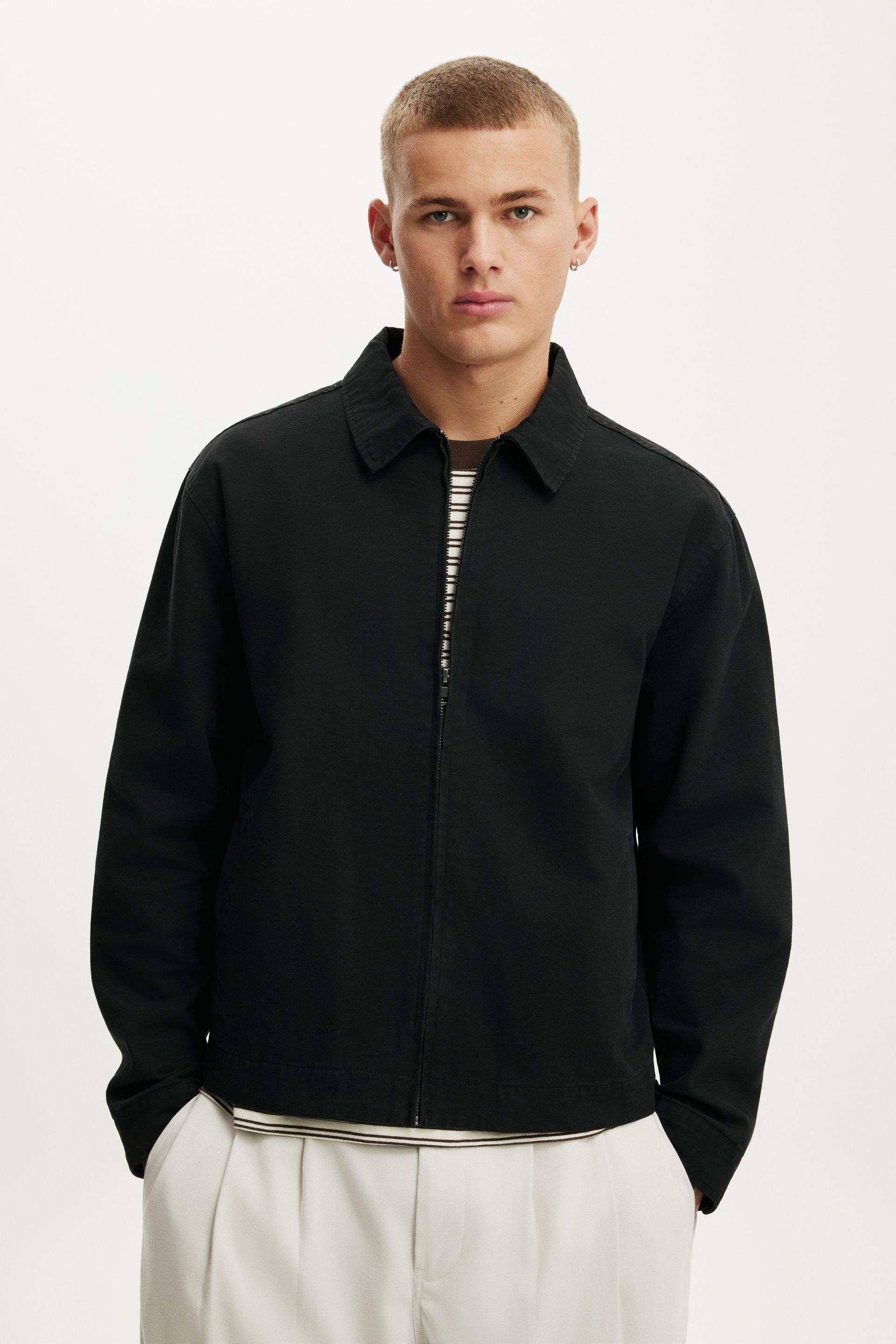 Harrington Jacket - Rinsed Black
