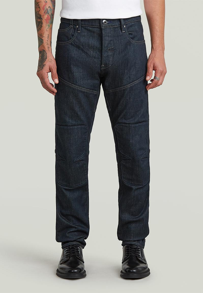 パンツ Fhover star JEANS supplier Biker Patched 3D Slim - Neo Raw Denim