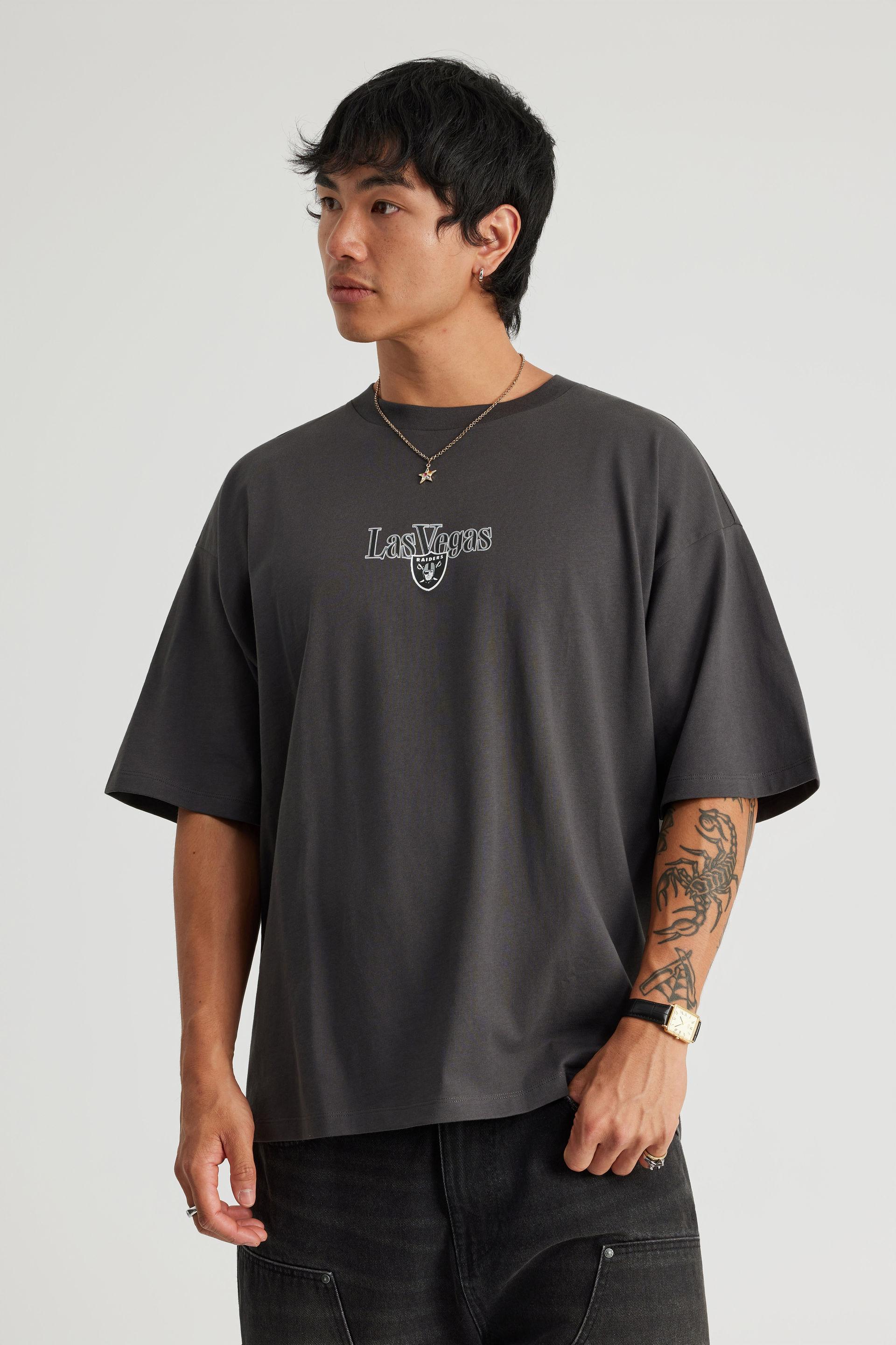 Box Fit Nfl Tshirt - Lcn Nfl Slate/Raiders Classic
