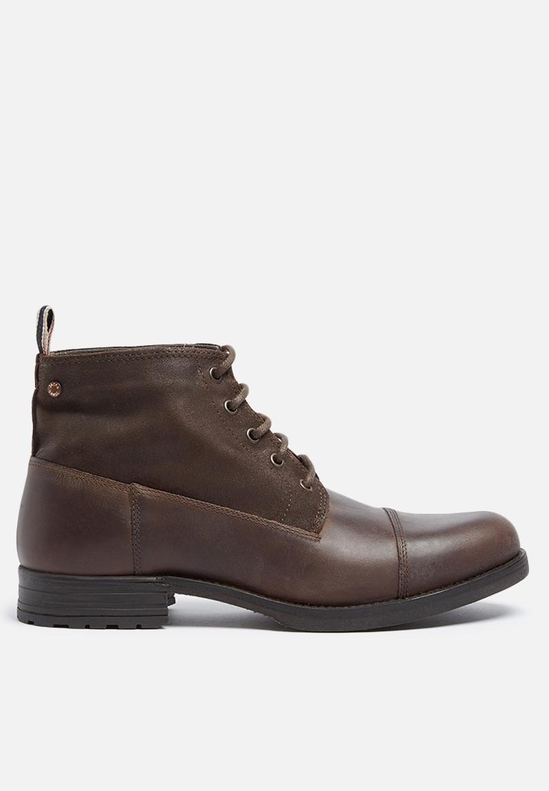 Sirca leather mid boot - brown stone Jack & Jones Boots | Superbalist.com