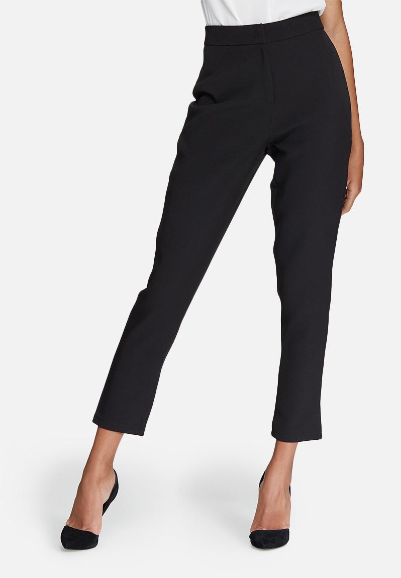 Tailored cigarette trousers -black Missguided Trousers | Superbalist.com