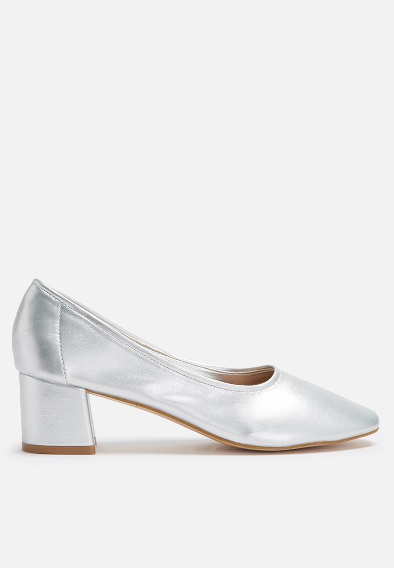 Block heel pump - silver Daisy Street Heels | Superbalist.com