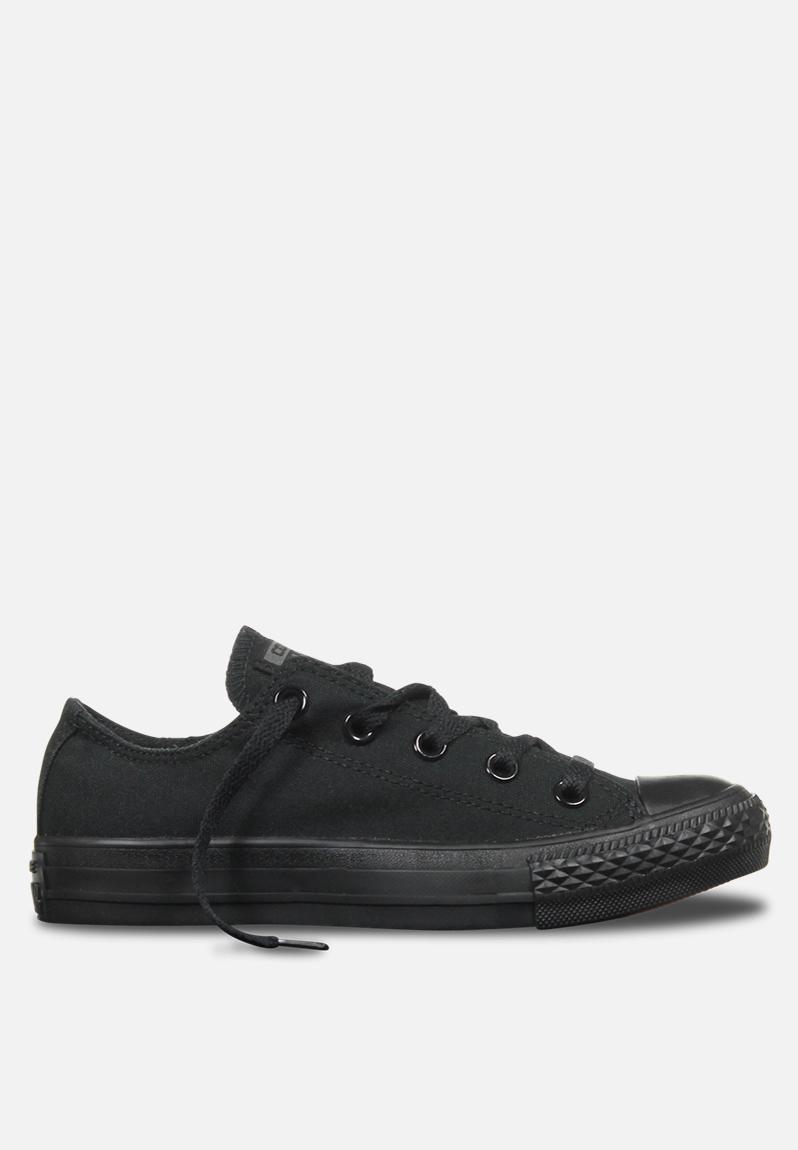 Converse CTAS OX Core Canvas Mono - Black Converse Sneakers ...