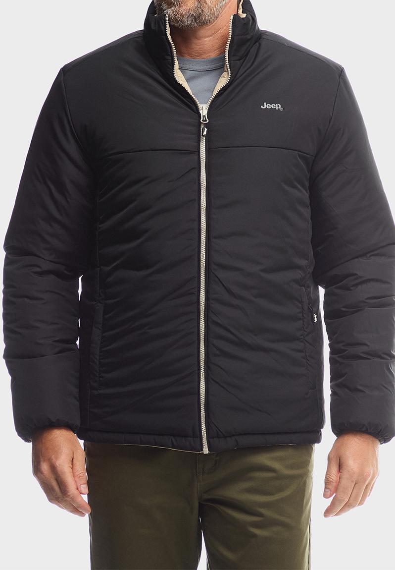 Reversible Puffer Jacket - Black