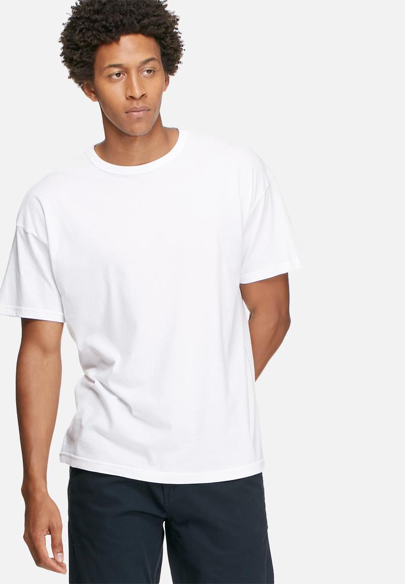 Plain oversized boxy tee - white basicthread T-Shirts & Vests ...