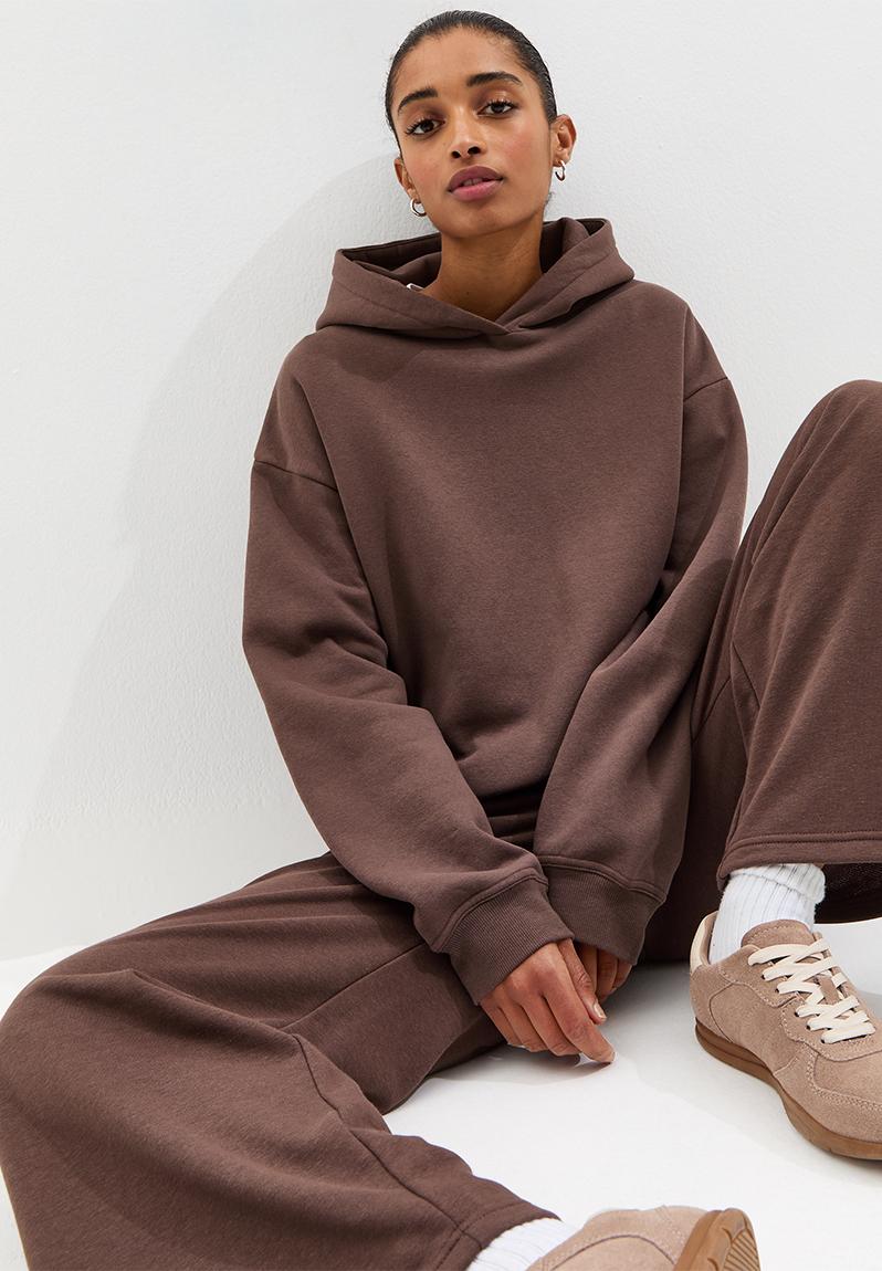 Vde hoodie - dark brown