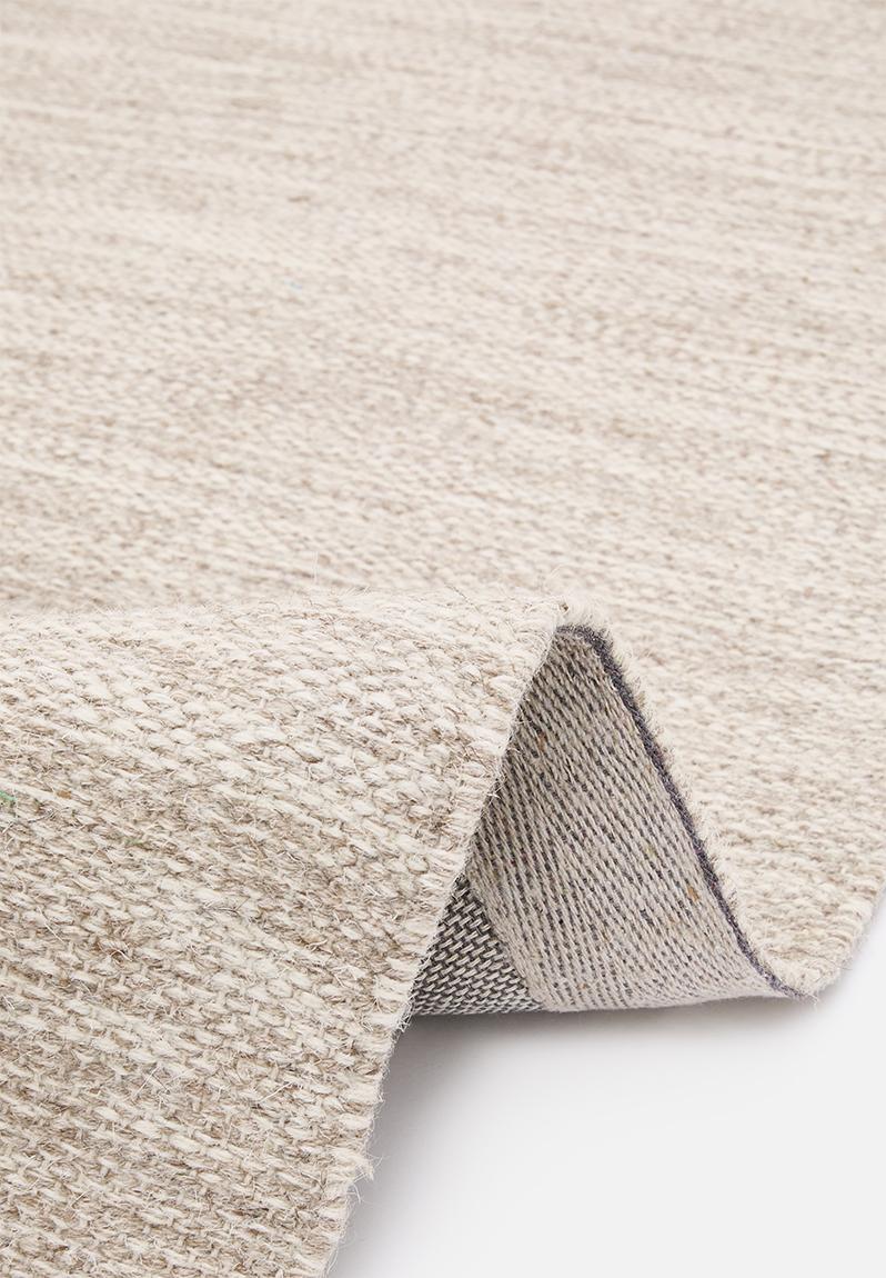 Solen Handwoven Wool Rug Natural