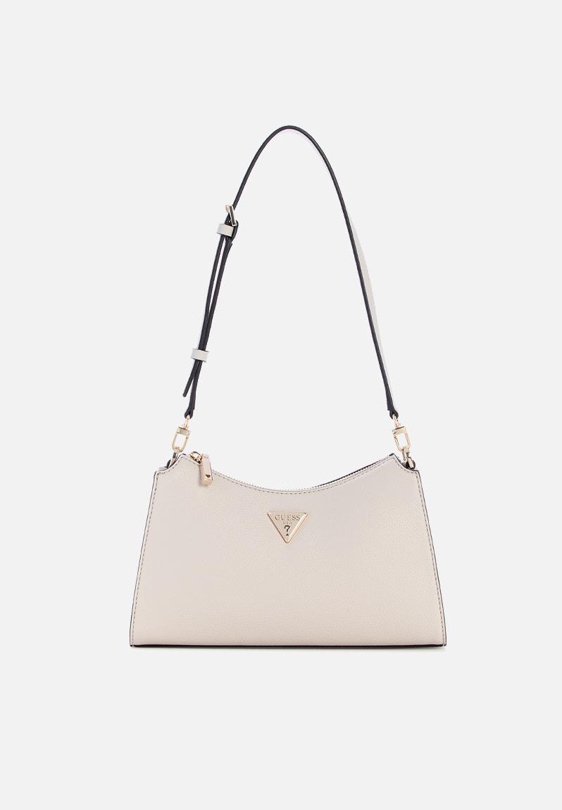 Lucci Top Zip Shoulder Bag-Light Taupe