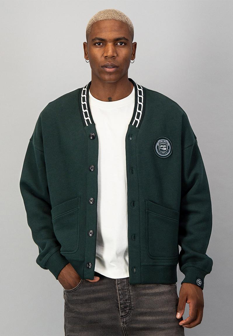 P1NG Cardigan - Dark Green
