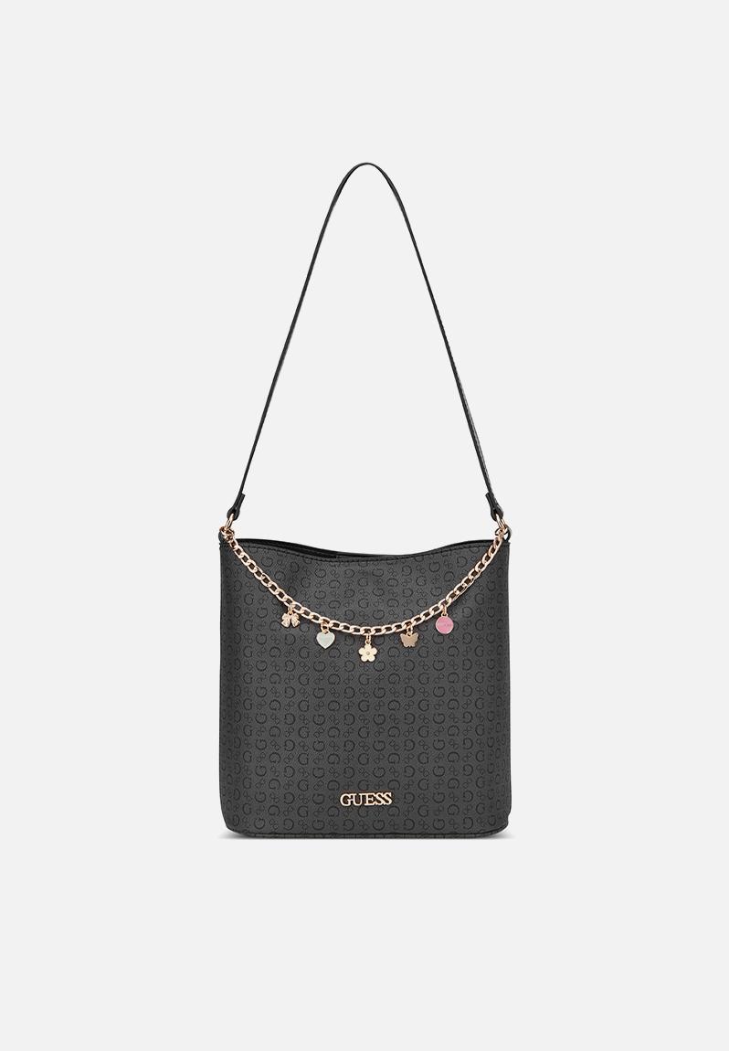 おしげ　レディース　BLK S Tasha Bucket Bag-Coal