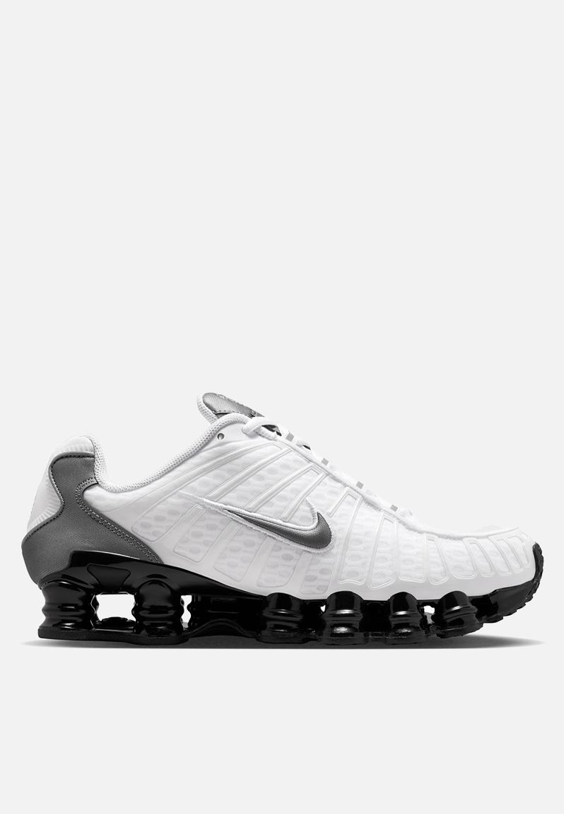 NIKE SHOX TL - WHITE/MTLC COOL GREY-BLACK-COOL GREY