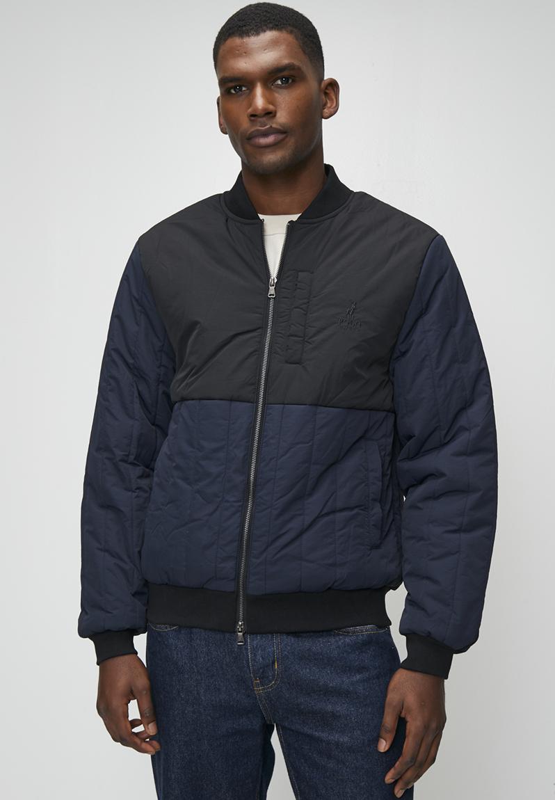 ジャケット・アウター MLVINCE / QUILTED SOUVENIR JACKET Colt Pjc Quilted Bomber Jacket - Navy