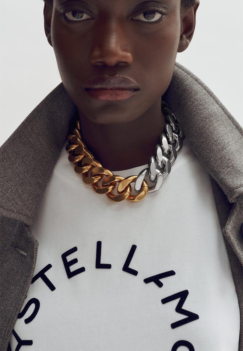STELLA McCARTNEY  ツートーンネックレス Stella McCartney H&M: Two-tone necklace - gold-coloured/silver