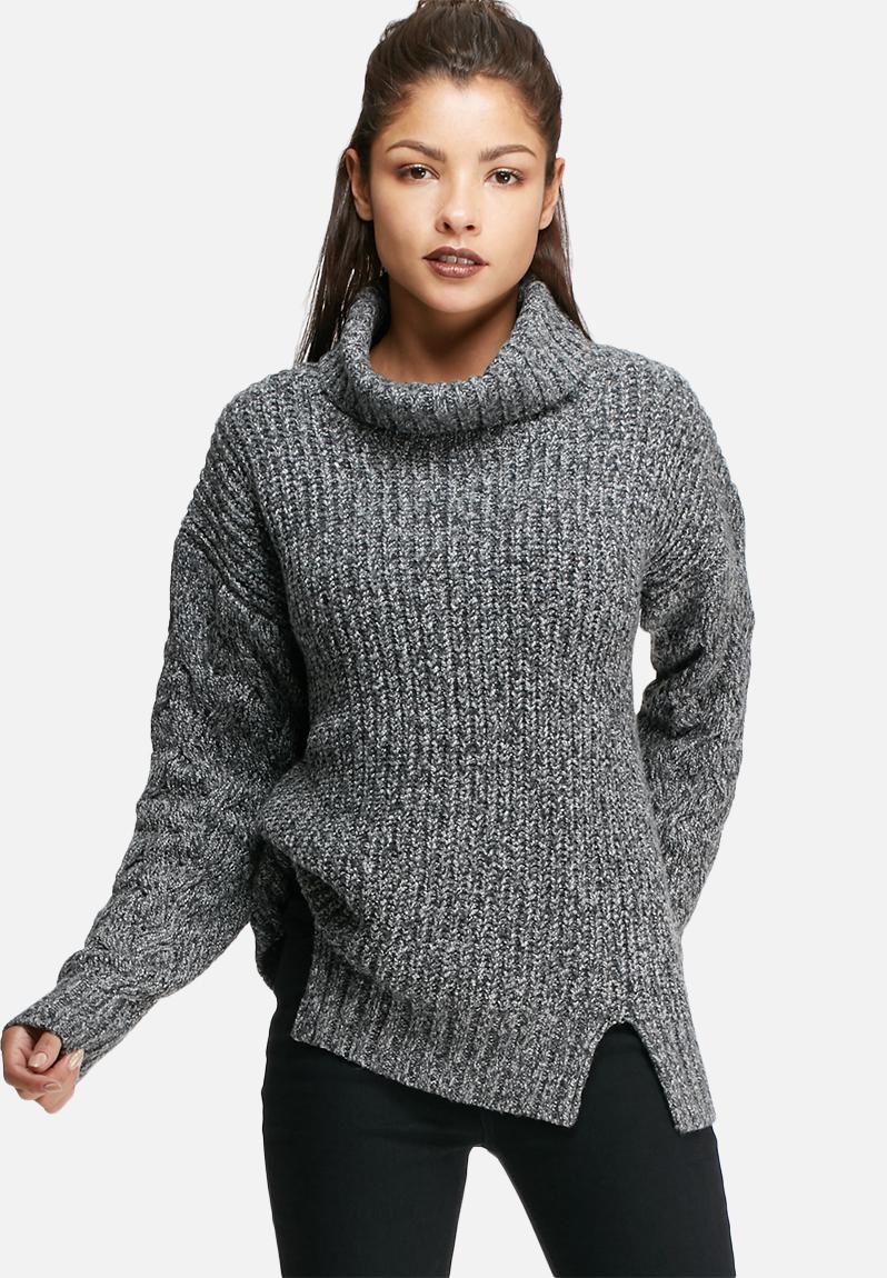 Polar neck jersey - charcoal Glamorous Knitwear | Superbalist.com