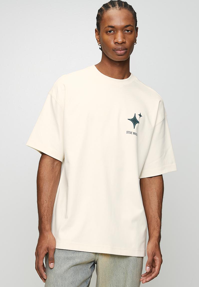 置物 #50s60sMichelindollwithvintagesweatshirt Mens Ori Oversized T-Shirt - Cream