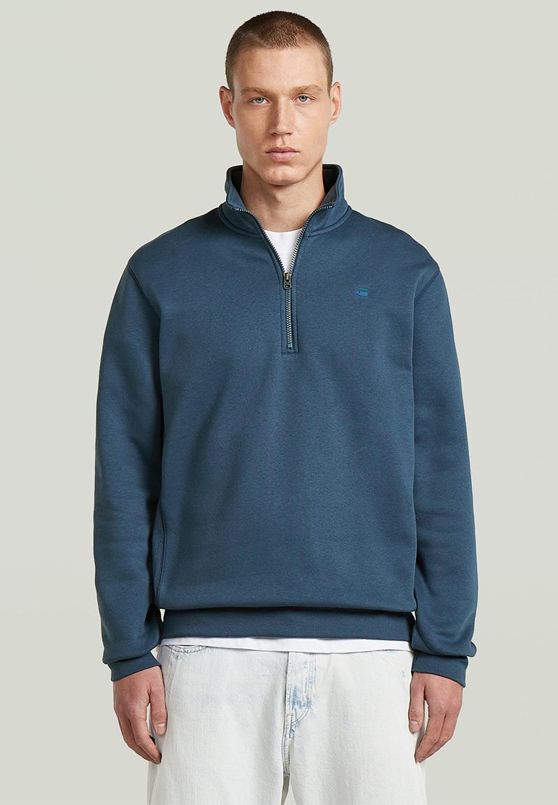Premium Core Half Zip R Sw L\S - Rank Blue