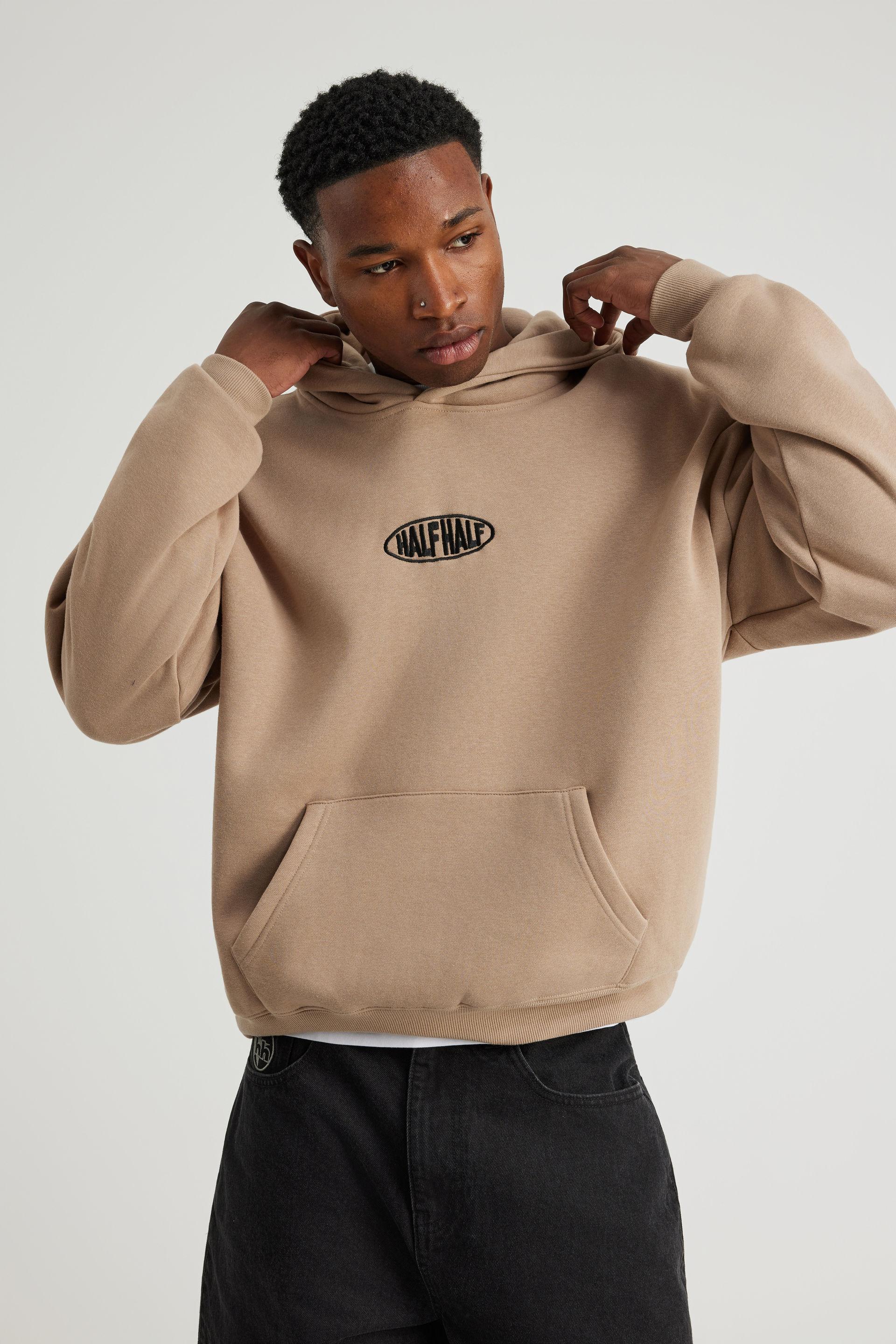 Half Half Hoodie - Hh Crema/Damage