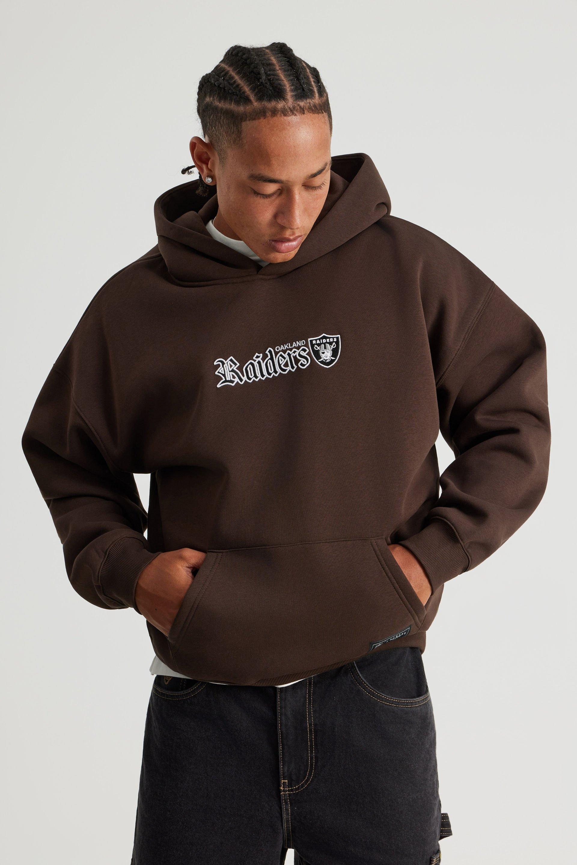 Nfl Hoodie - Lcn Nflwalnut/Raiders Front