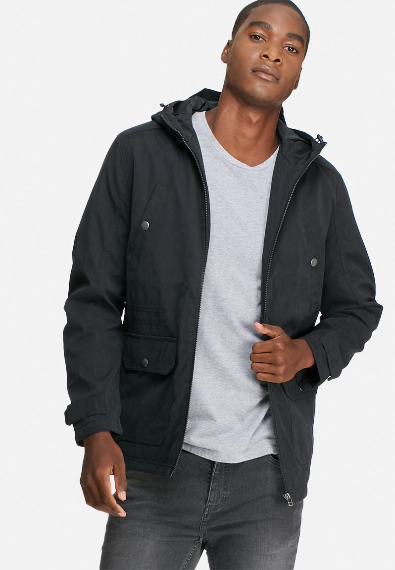 Parka jacket - black PRODUKT Jackets | Superbalist.com