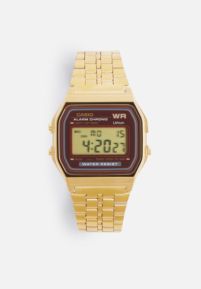 casio gold colour watch
