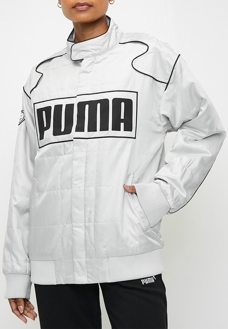 Archive Seasonal Relaxed Racer Jacket - Glacial Grey