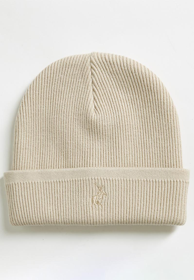 Knitted Beanie - Stone
