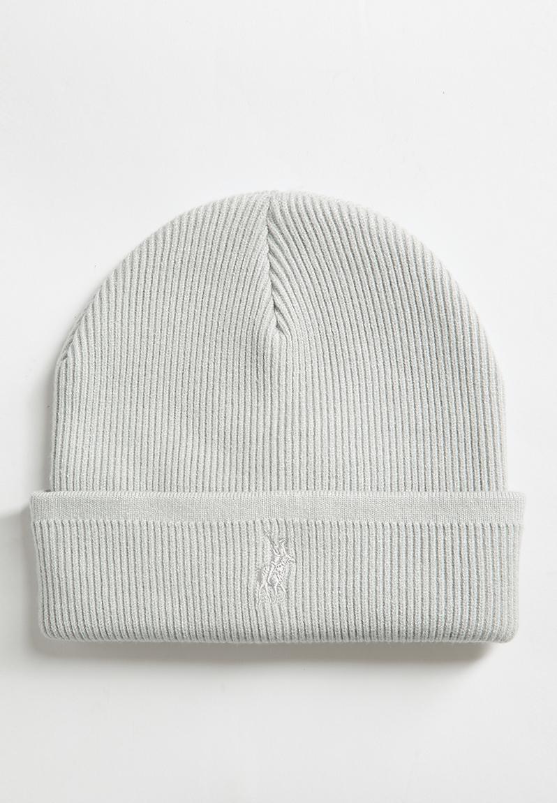 Knitted Beanie - Grey.