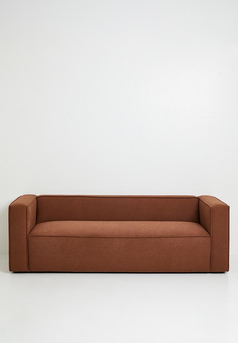 Zola 3 Seater - Rust