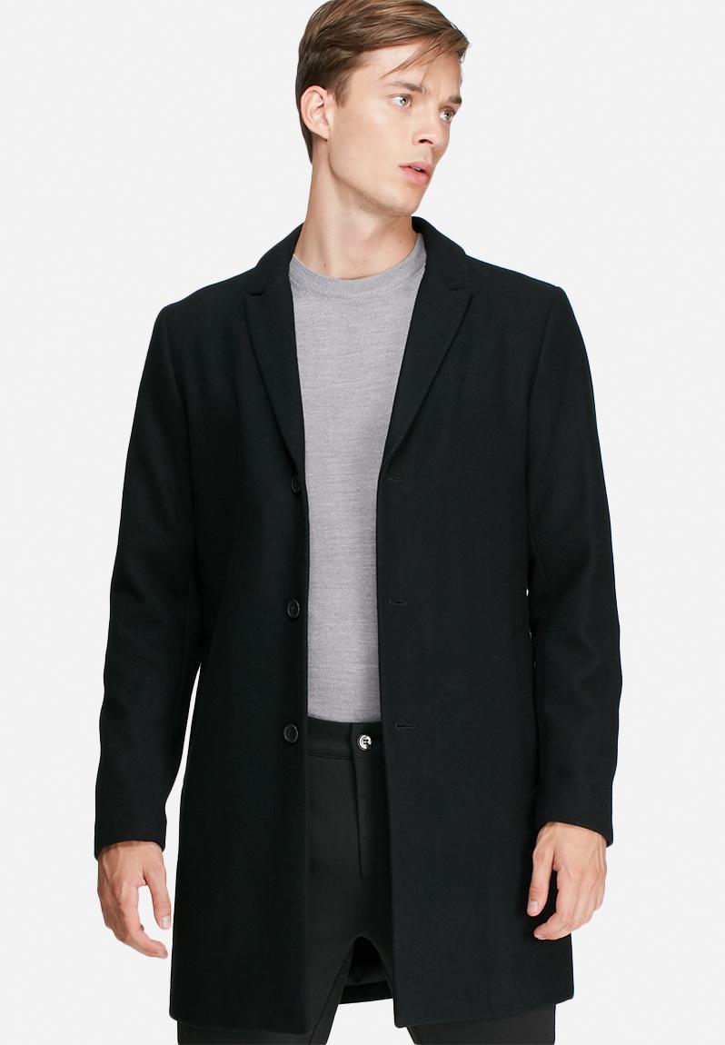 Christian wool coat - black Jack & Jones Coats | Superbalist.com