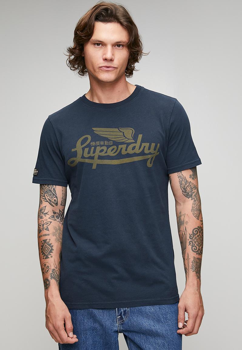 Heritage Brand Relaxed Tee - Eclipse Navy