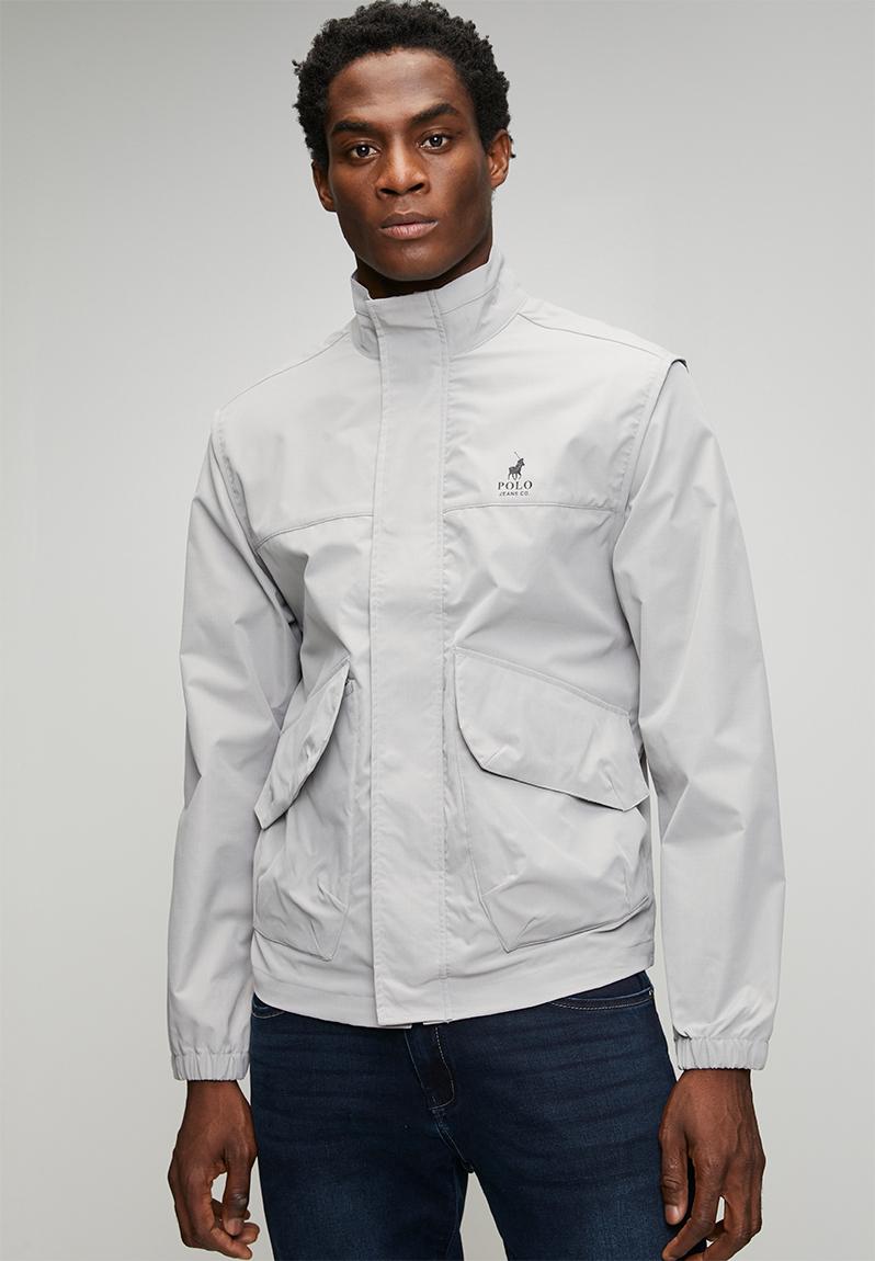 専用です　argue juscom jacket（ホワイト） Ndumiso Pjc Rip Stop Jacket - Light Grey