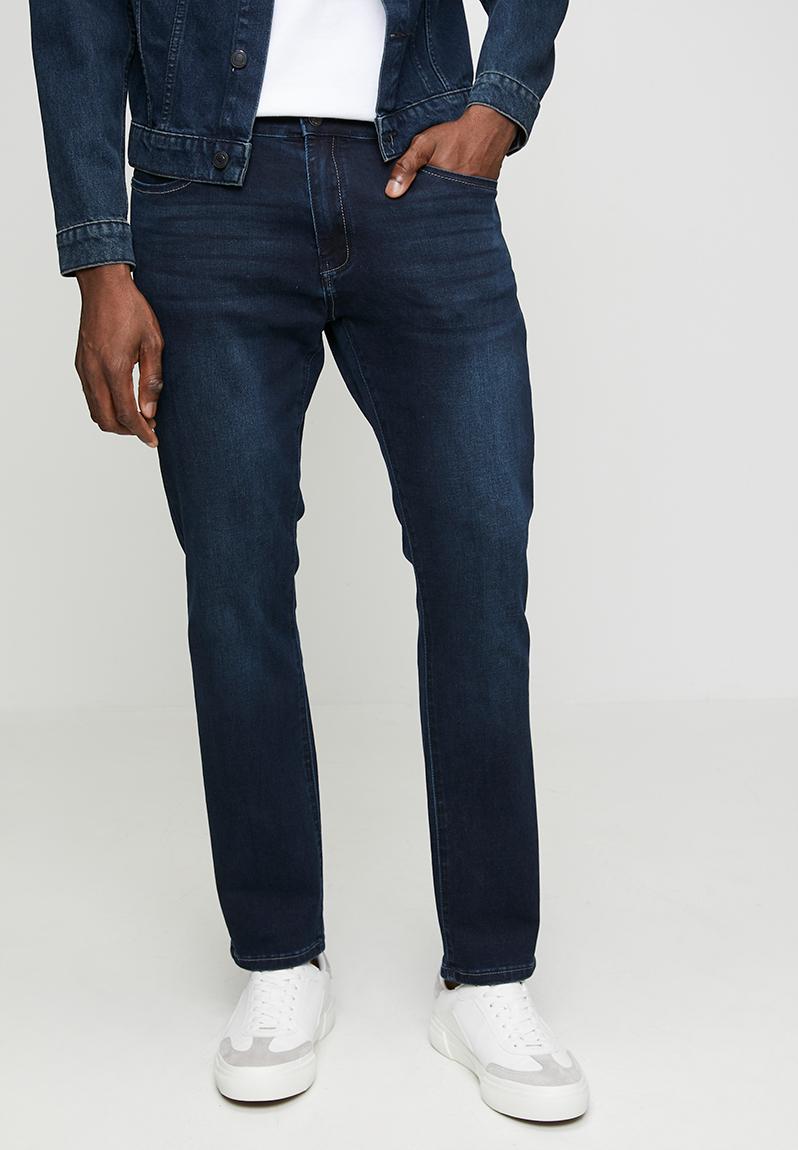 Straight Fit Classic Denim - Blue Black/black