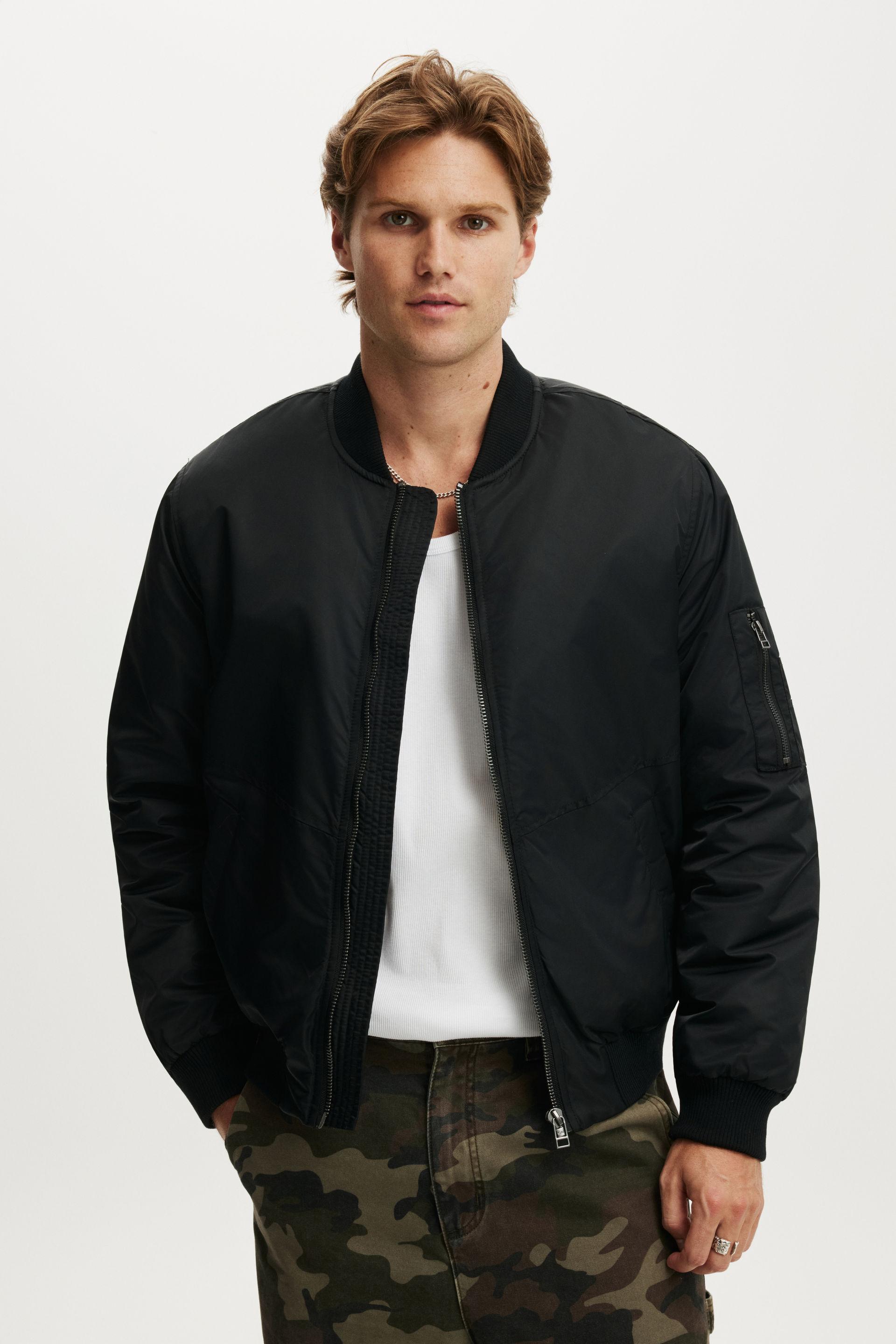 Classic Bomber Jacket - Black