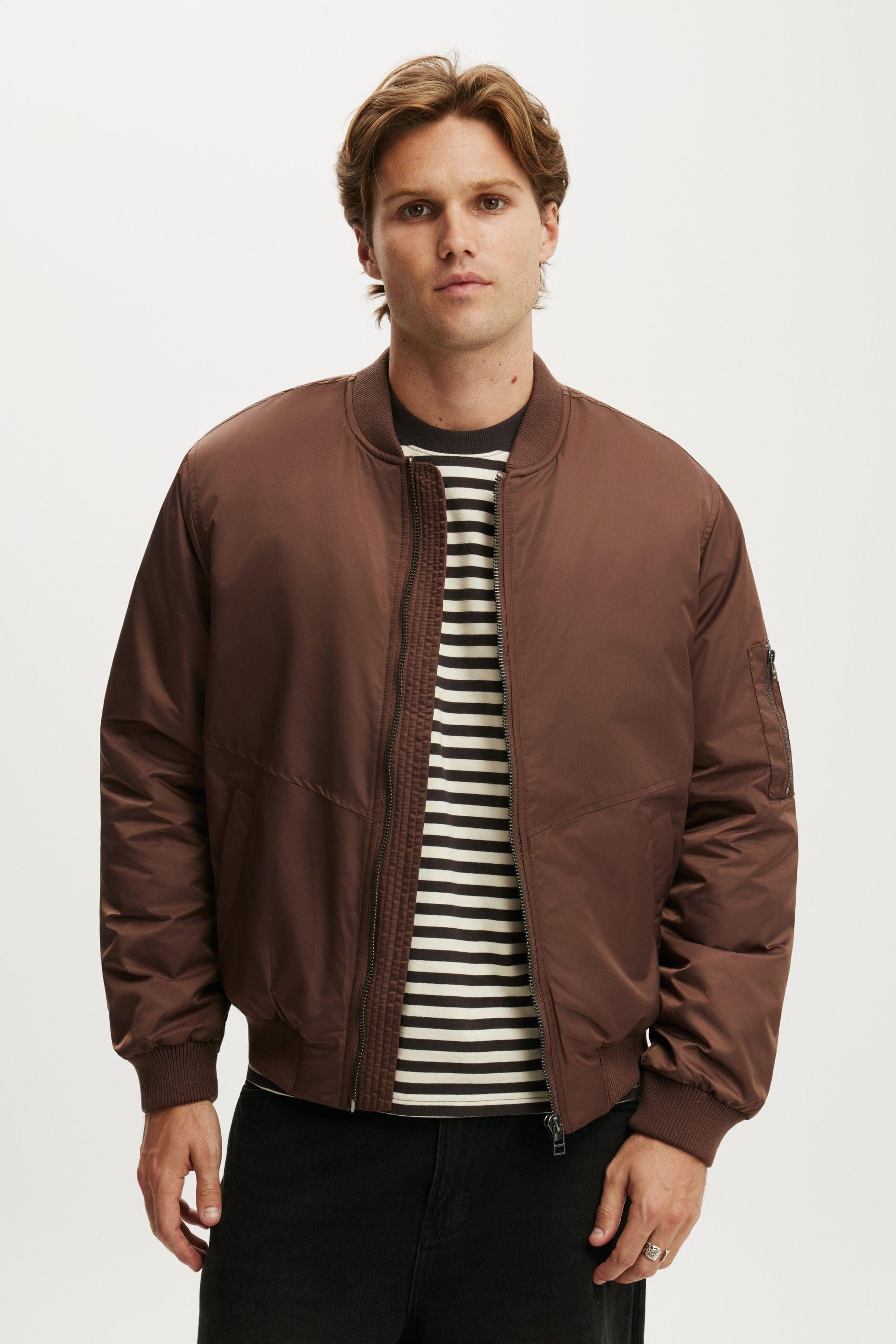 ジャケット・アウター C.E HEAVY COTTON OVER JACKET M Classic Bomber Jacket - Burnt Rust