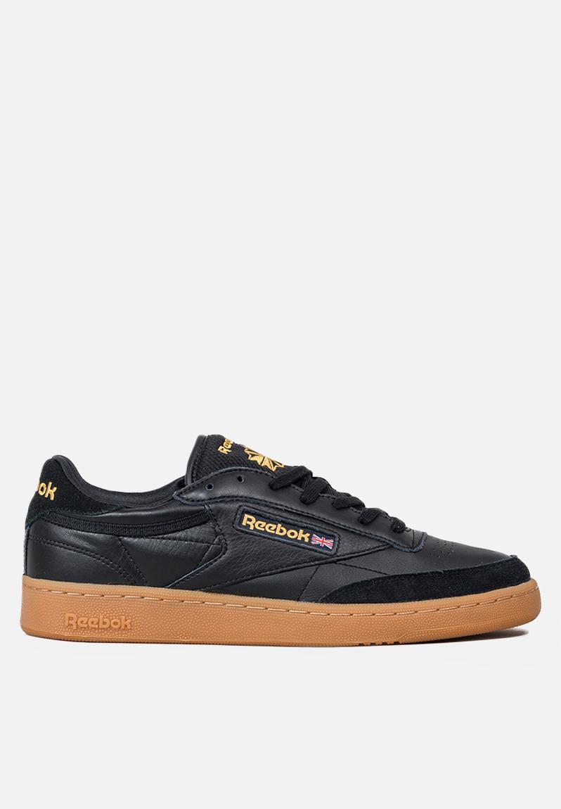 reebok club c 85 indoor black gum
