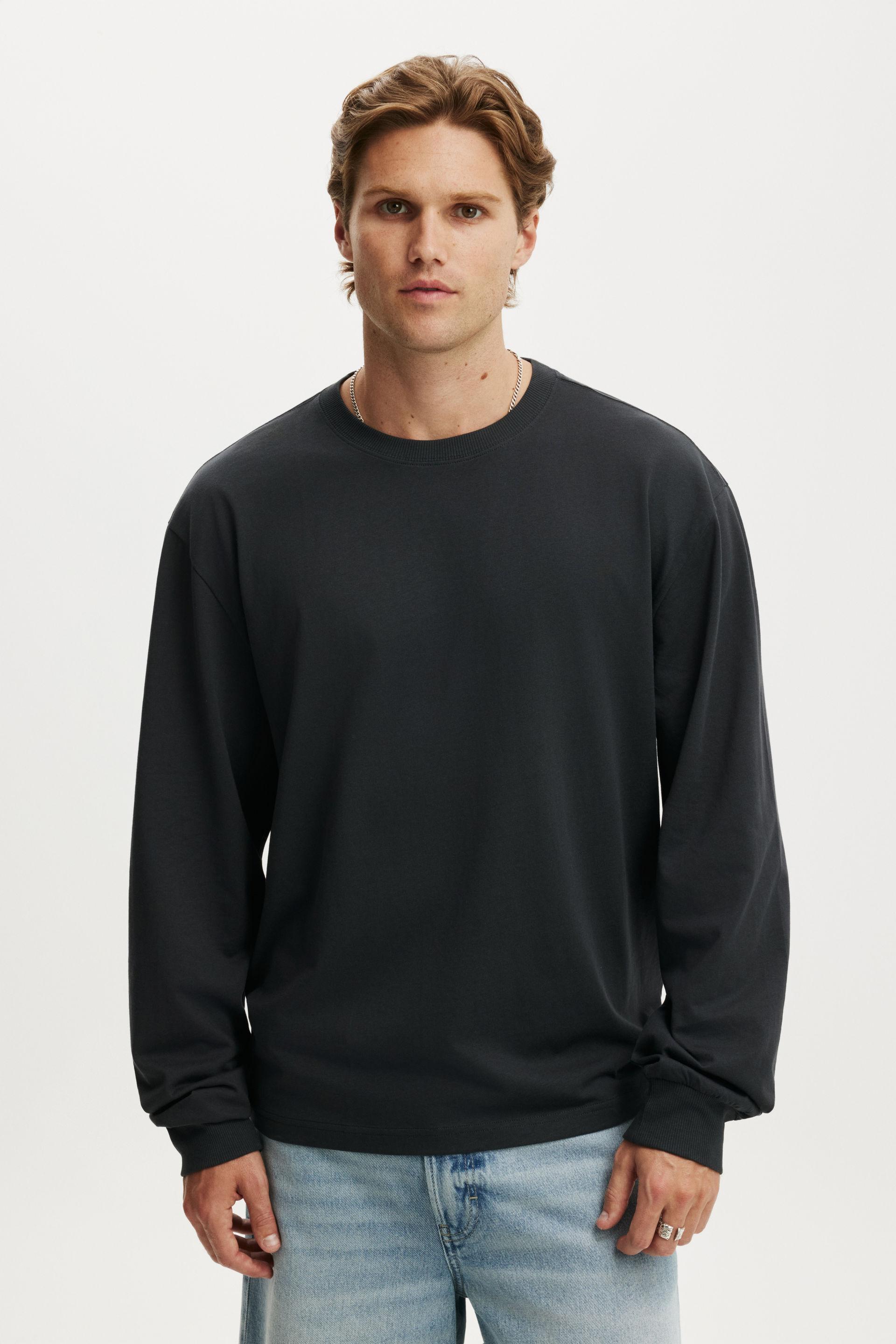 トップス JOHNBULL 26ss Like Vintage Long Sleeve T Everyday long sleeve t-shirt - washed black