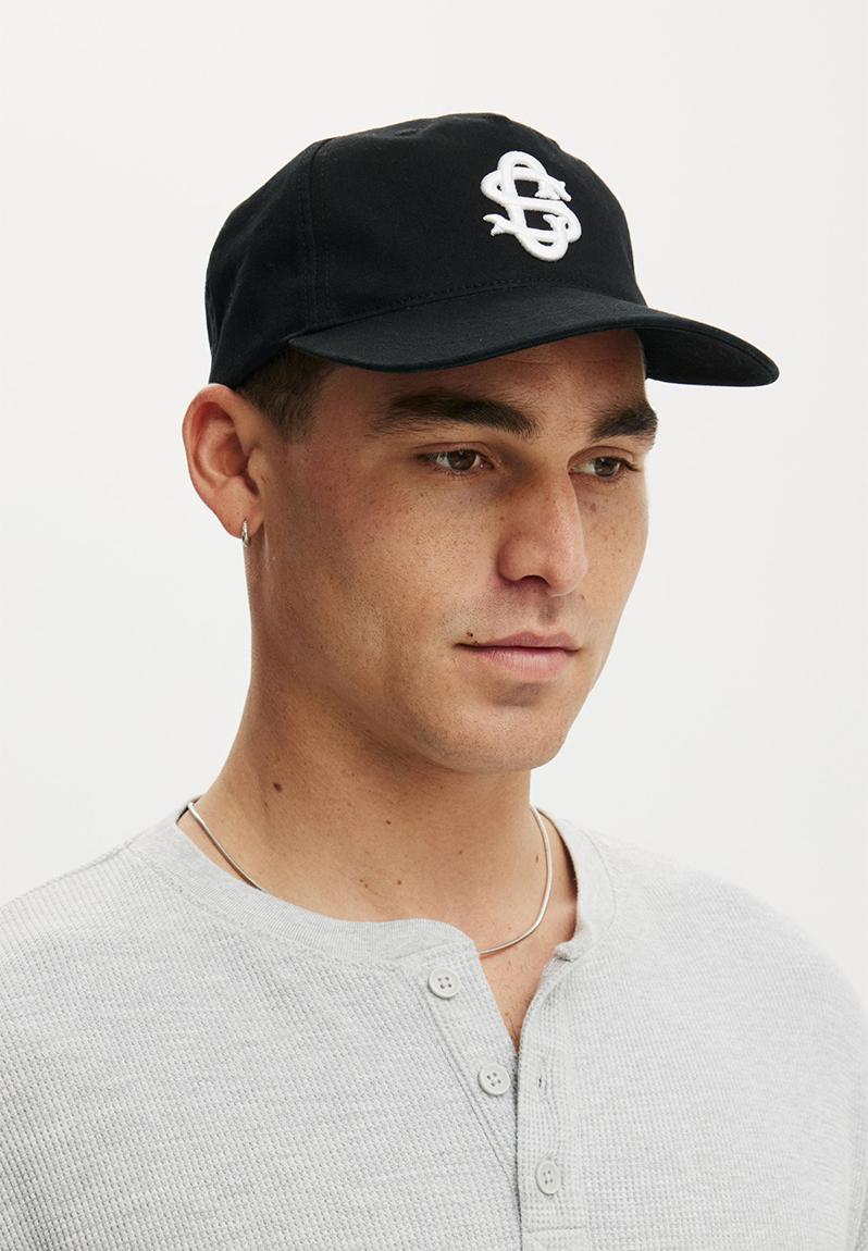5 Panel Hat - Black.