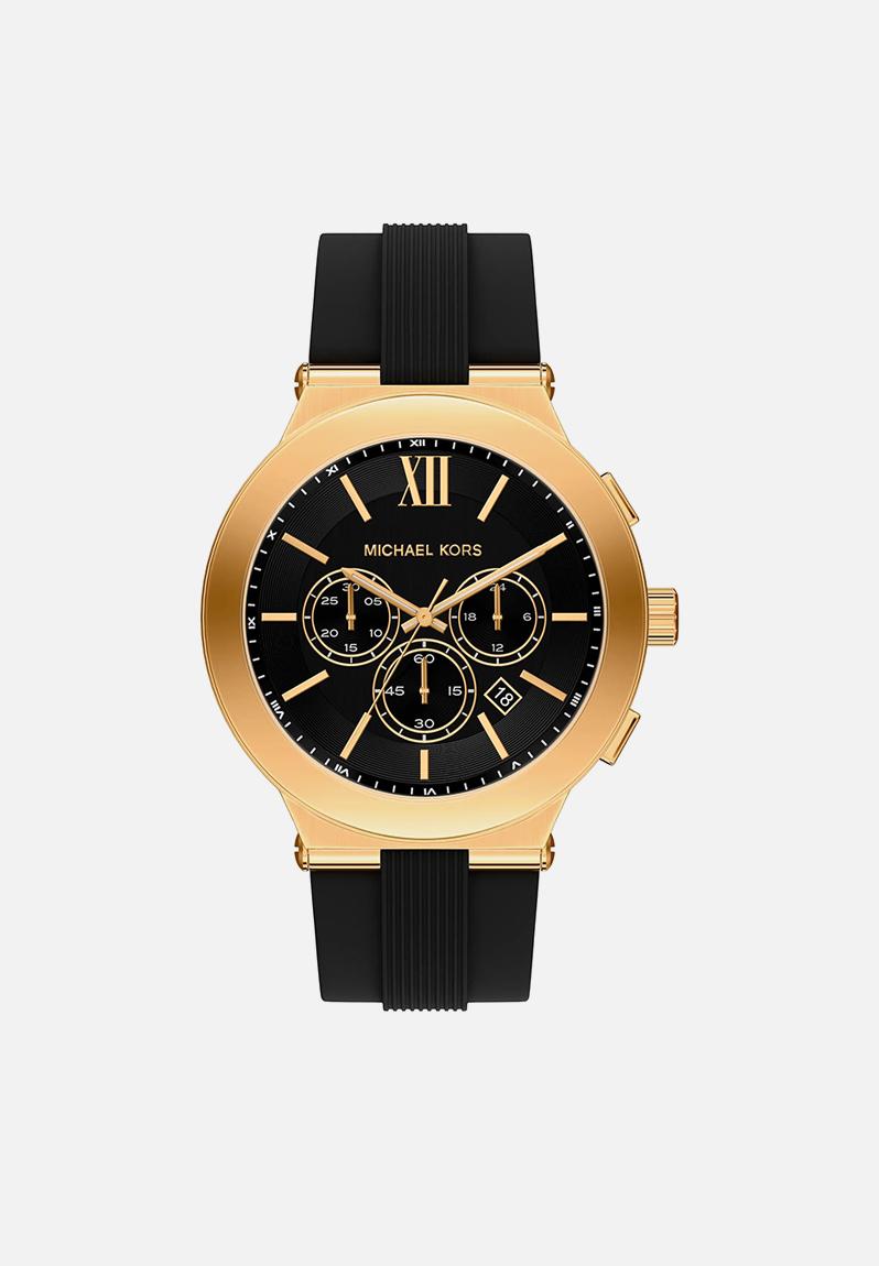 Billie Silicone Chronograph Watch MK9253 - Black