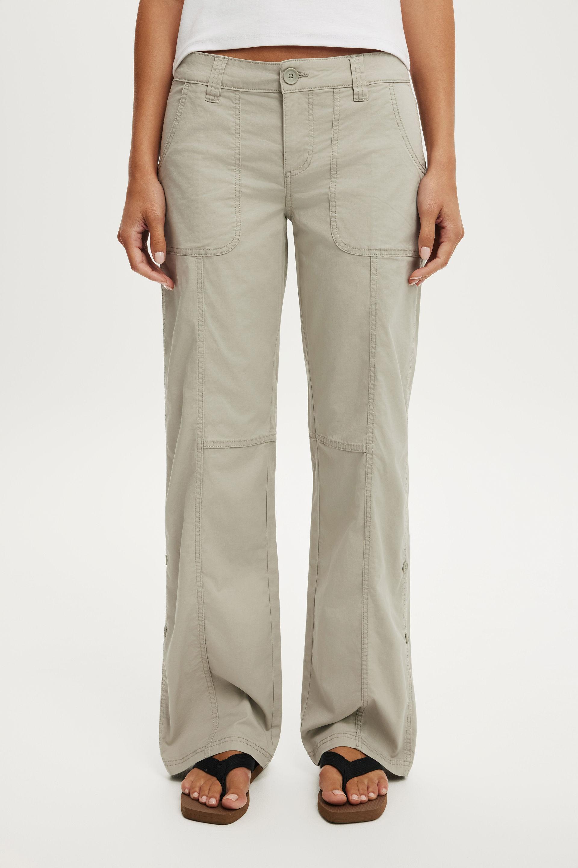 Lexi low rise utility pant - frosted slate