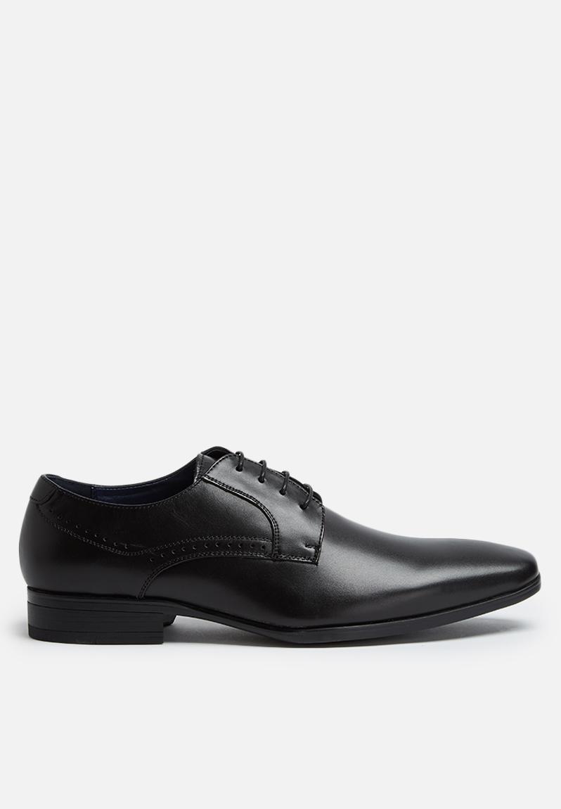 Rivars Leather Derby Black Steve Madden Formal Shoes Superbalist Com