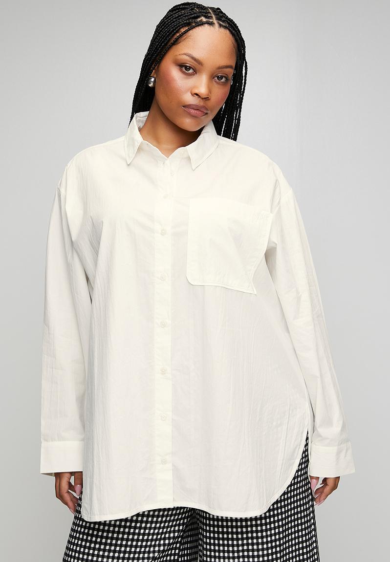 Plus Ultimate Cotton Shirt - White