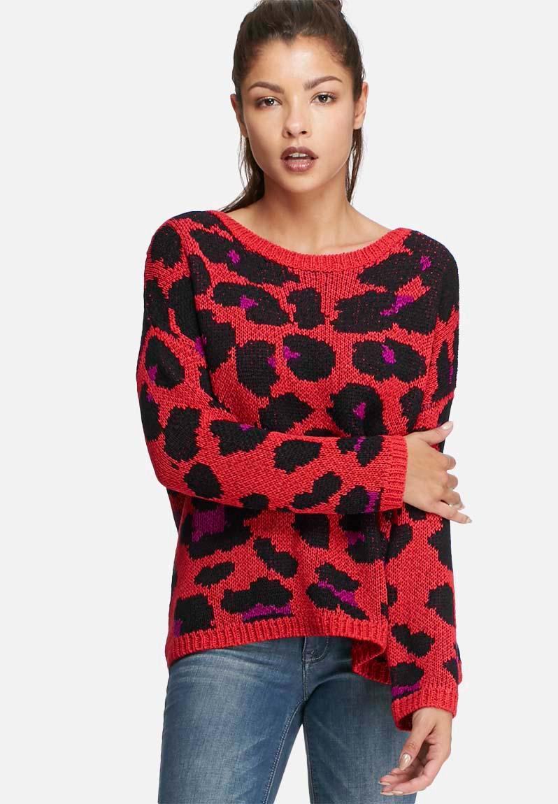 Leopard Knitted Set (Sweater/Pants)
