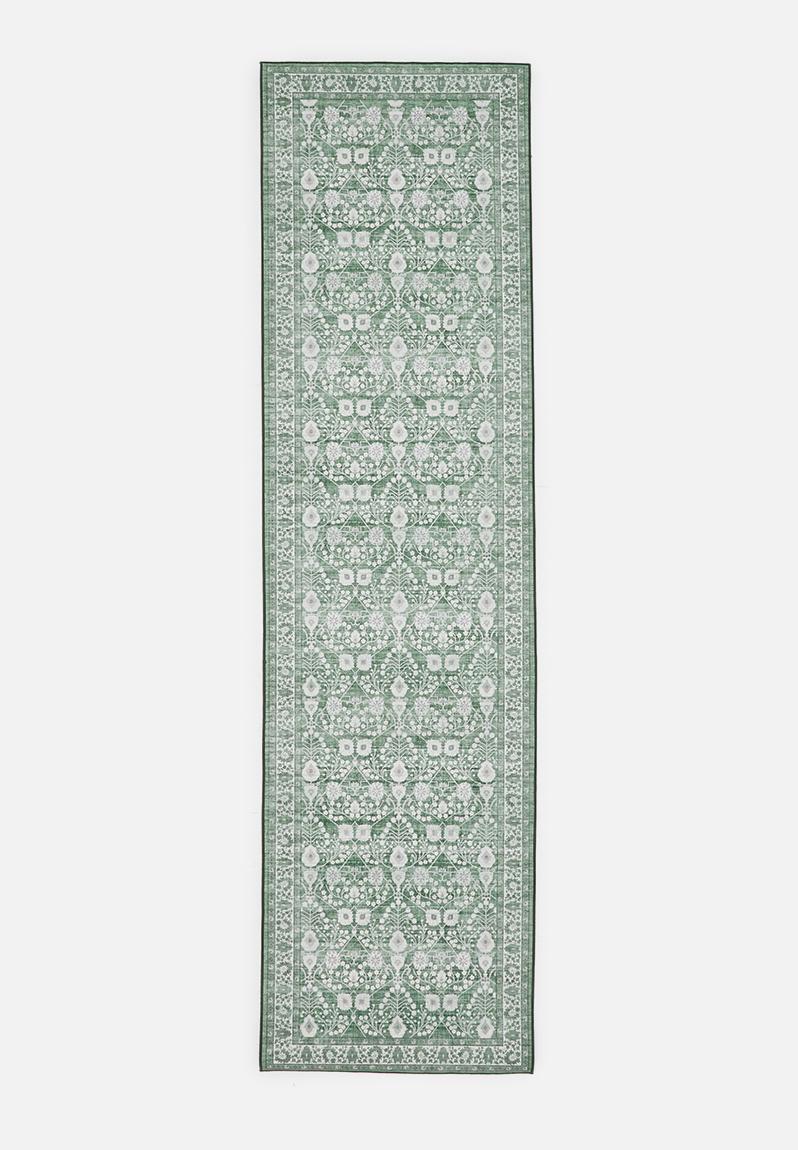 Noa Floral Runner Olive