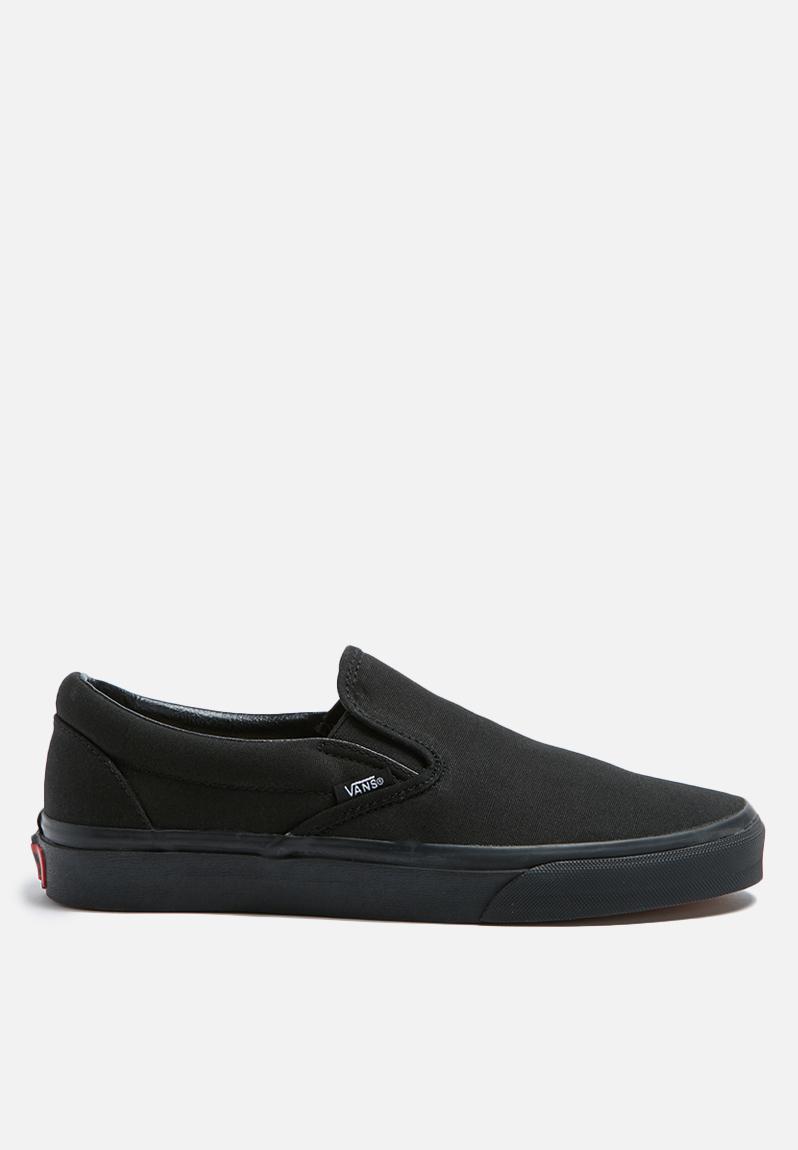 Vans Classic Slip-On - Black / Black Vans Sneakers | Superbalist.com